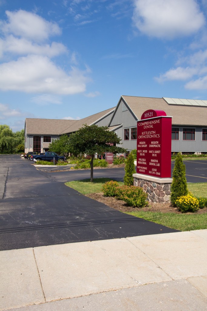 Outside office sign