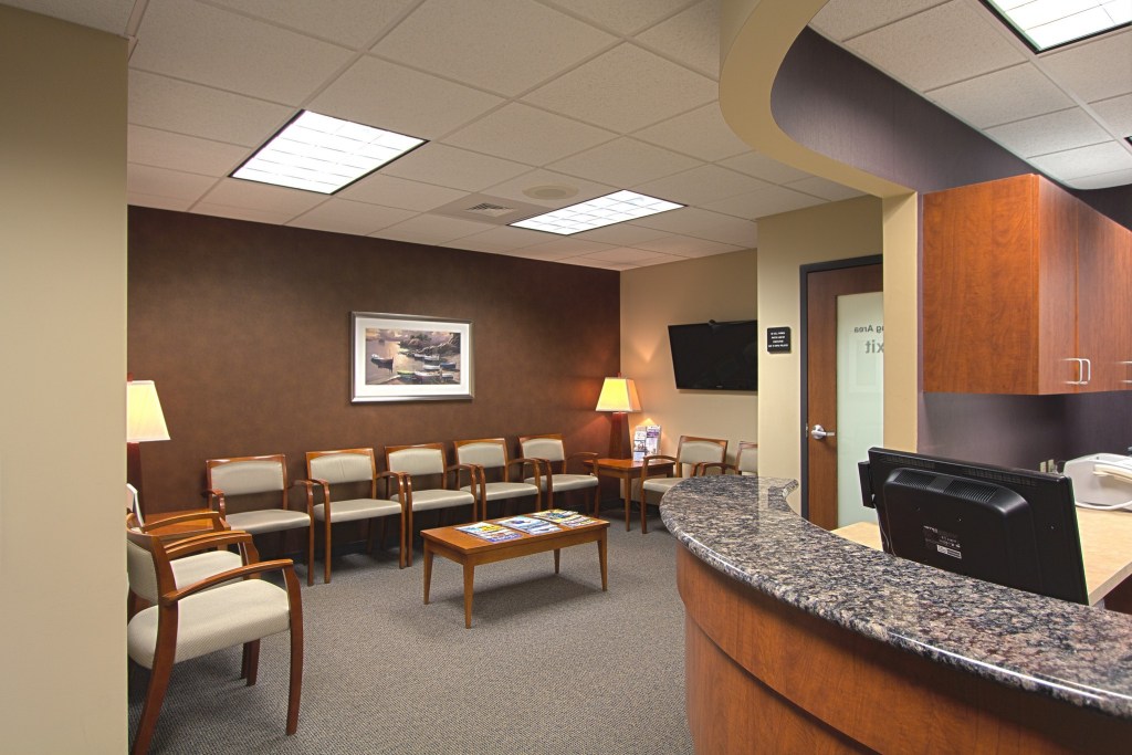 Patient area with multiple chairs
