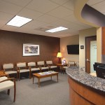 Patient area with multiple chairs