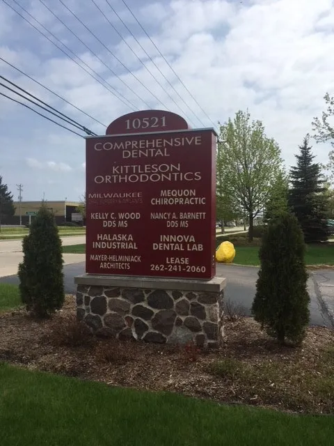 Monument outside office