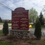 Monument outside office